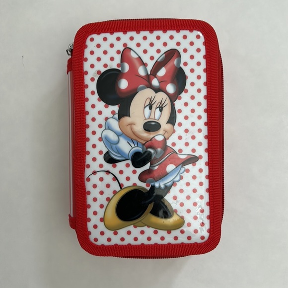 Disney Office Disney Minnie Mouse Deluxe Pencil Case Art Kit Poshmark
